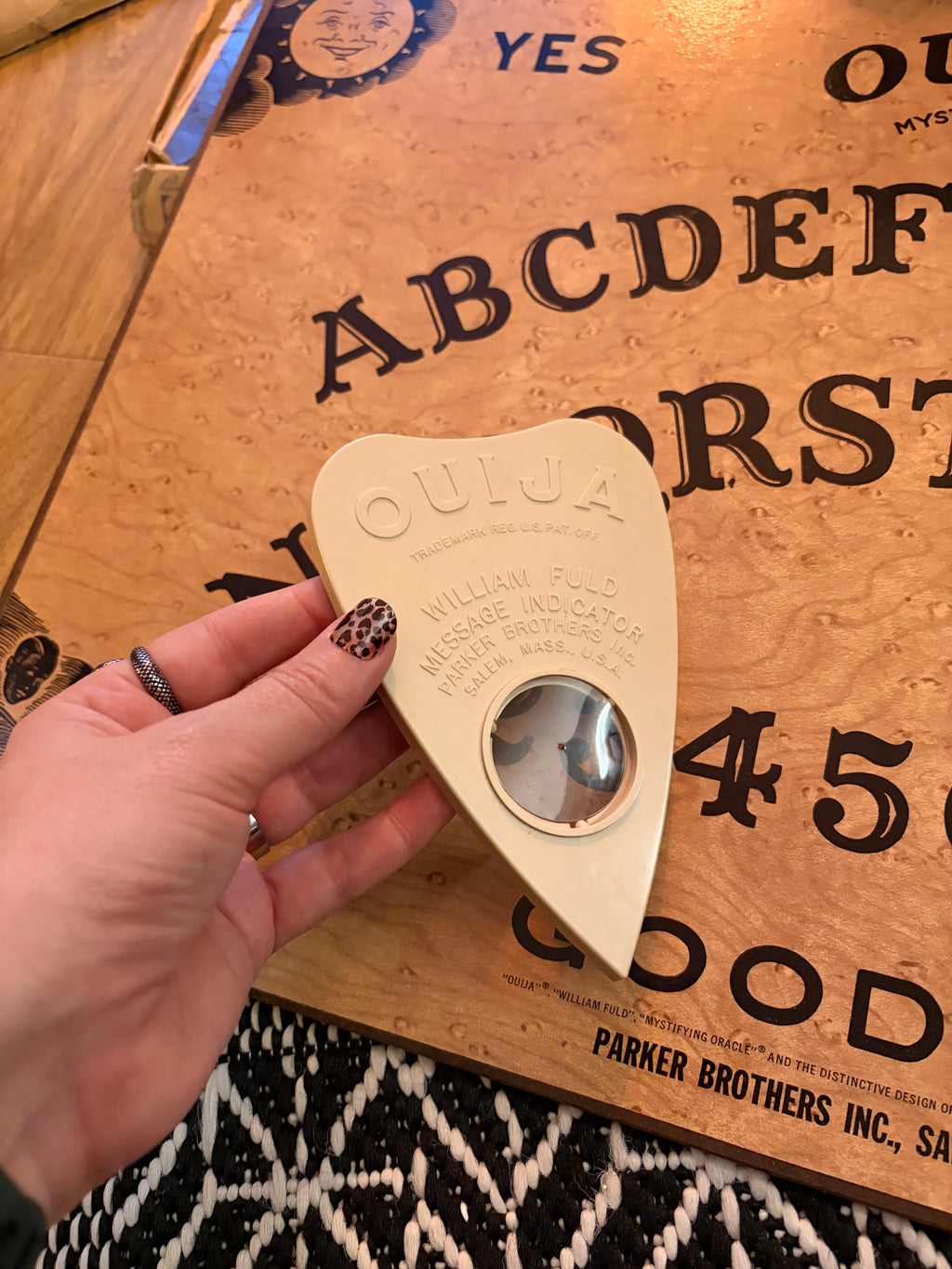 Parker Brothers 1960s ouija board