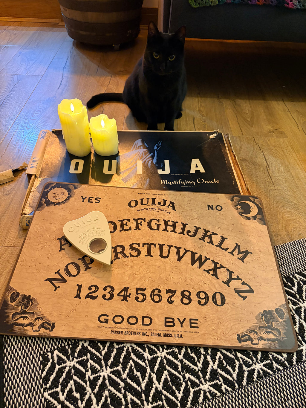 Parker Brothers 1960s ouija board