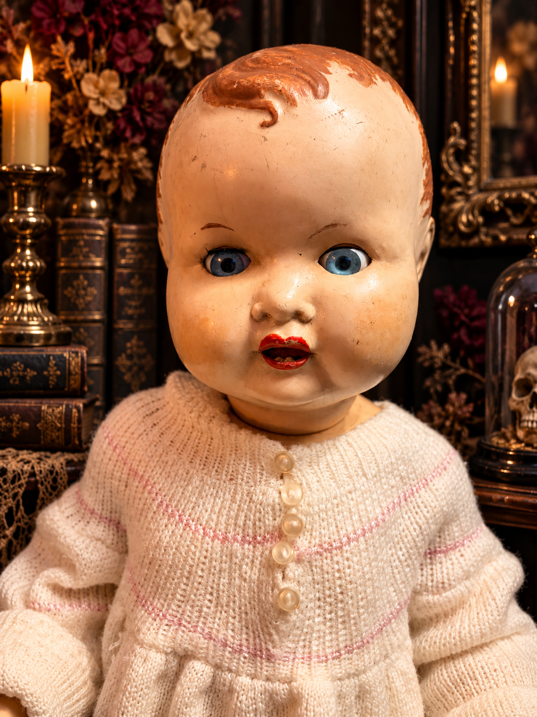 Ruby (possibly haunted) Doll 24”