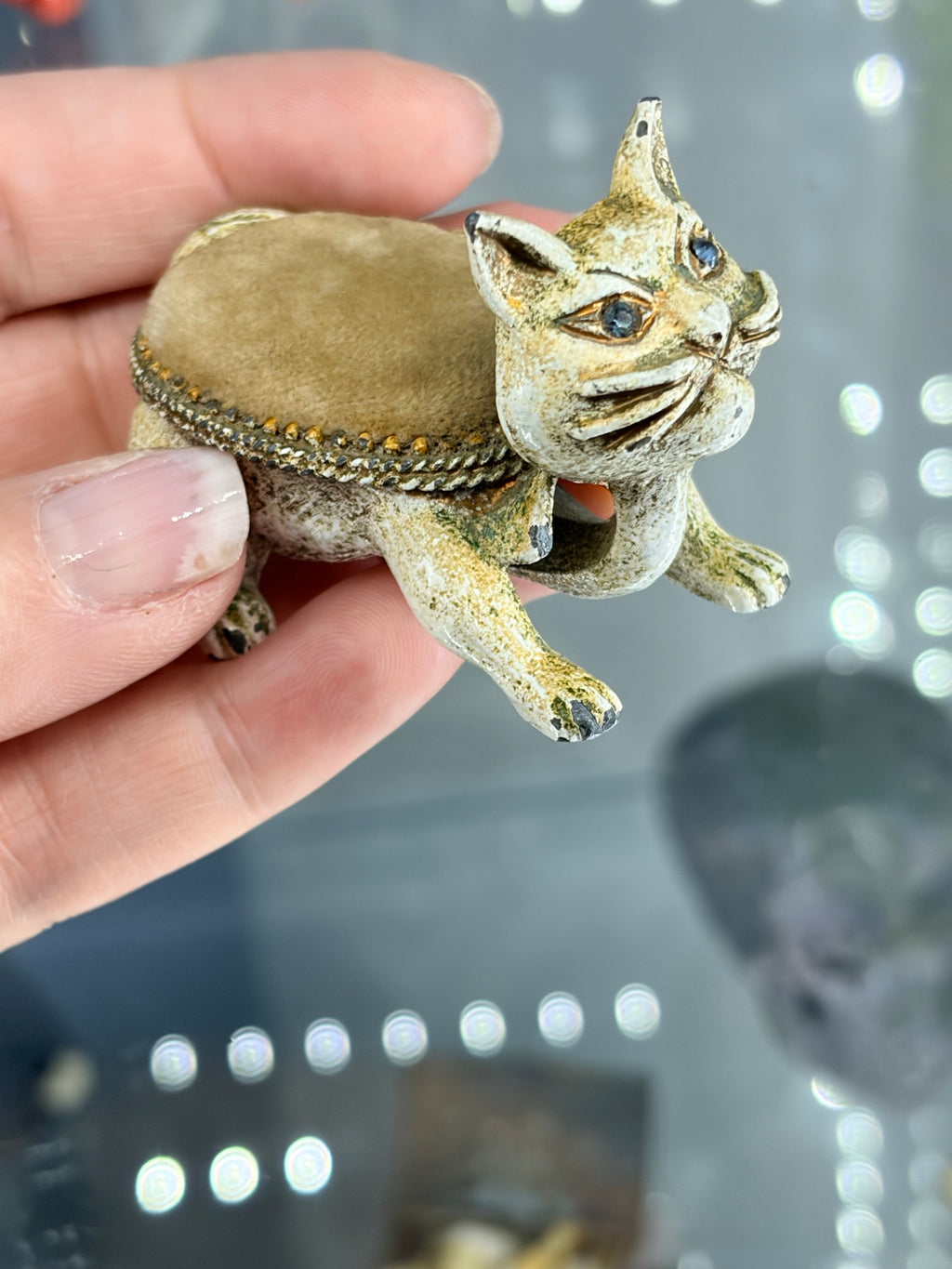 Vintage 1960s Florenza Cat Pin Cushion