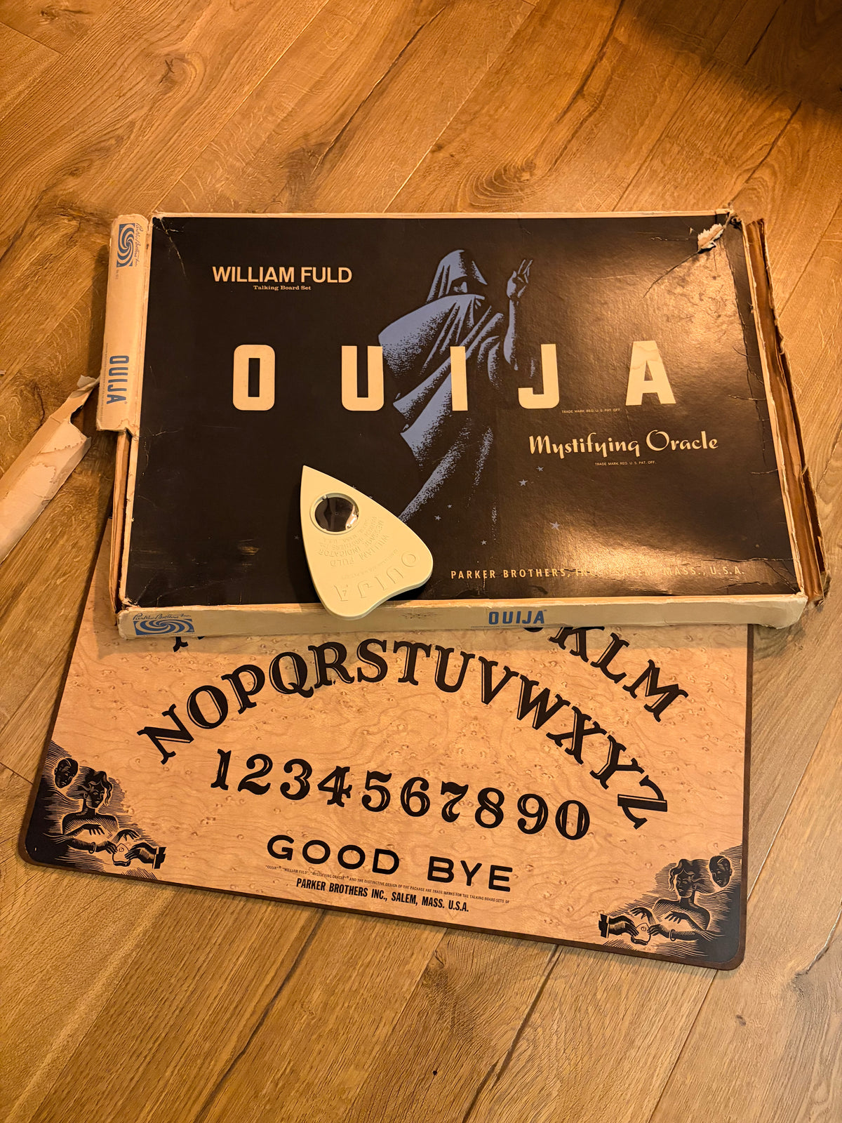 Parker Brothers 1960s ouija board
