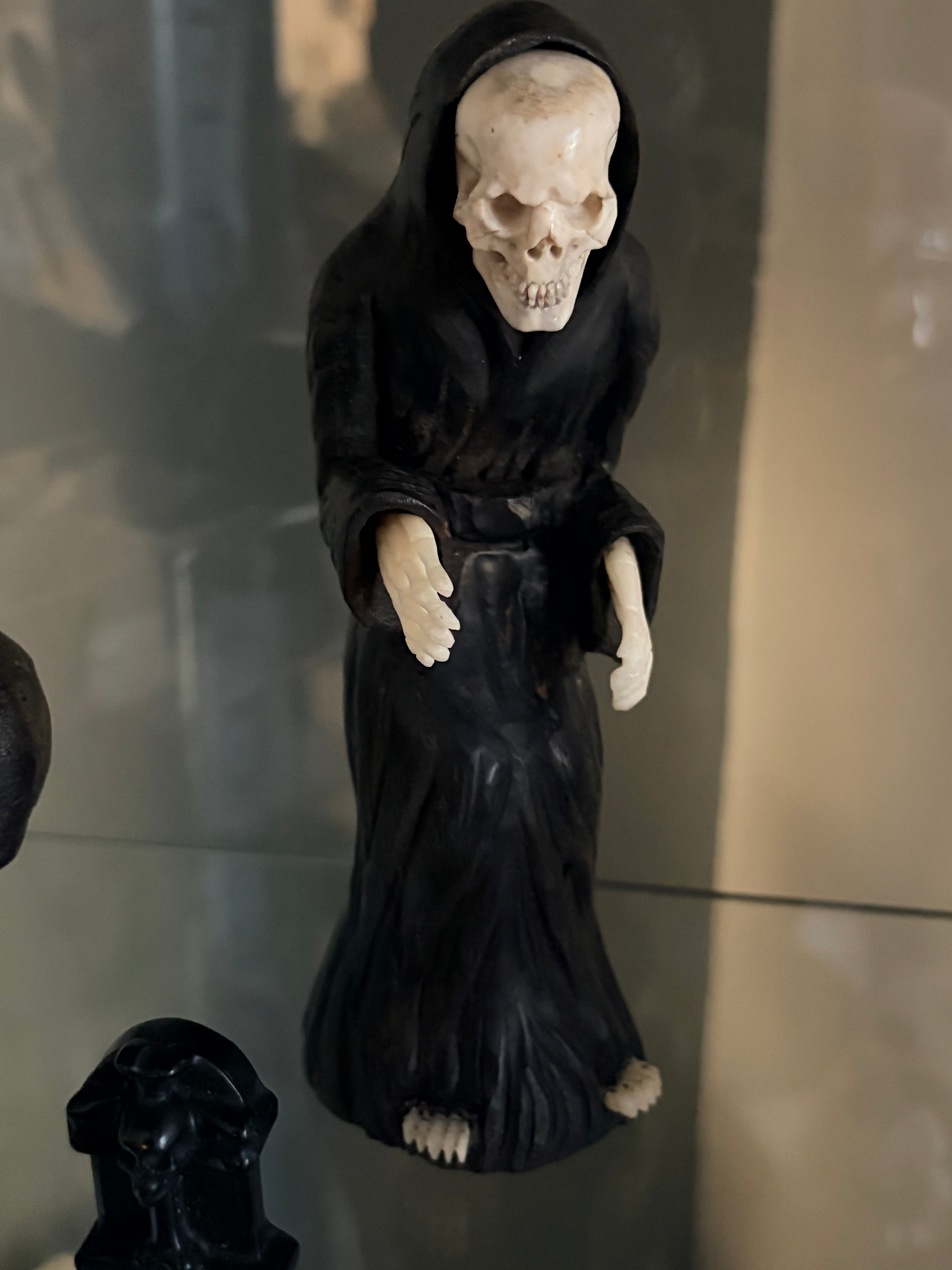 Vintage/Antique Carved Grim Reaper Figure